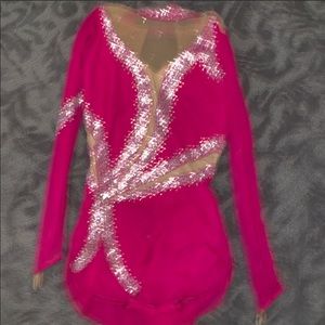 Pink dance costume